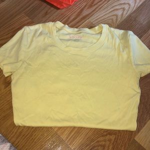 lily Pulitzer Yellow Round neck shirt